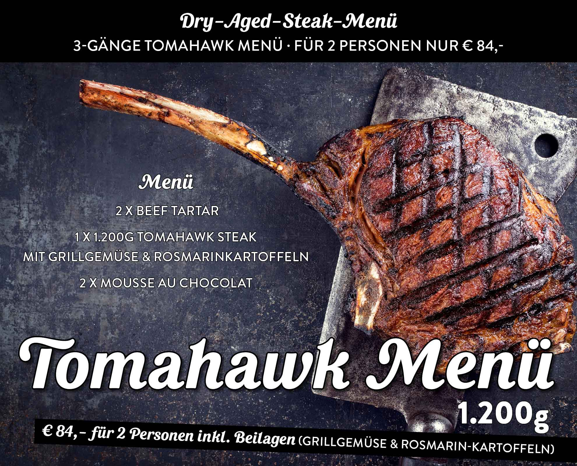 Tomahawk Menü Augsburg